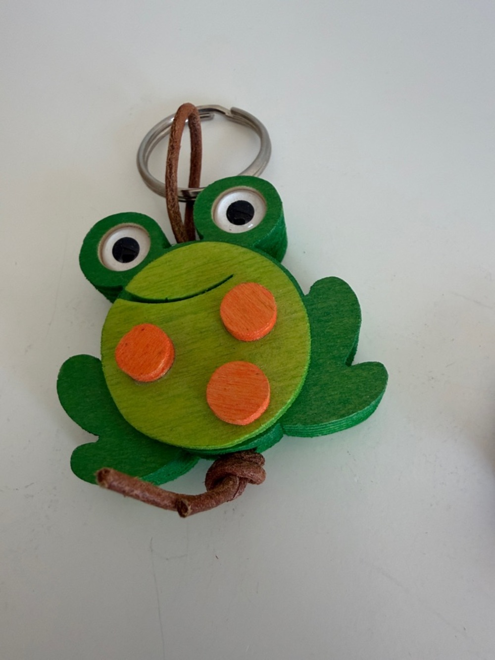 Various Frog Keychain Set of 4 Delightful Frogs - Picture 2 of 8